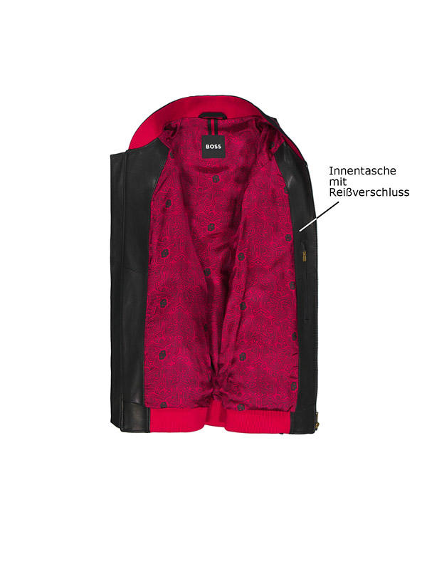 BOSS Black Lederjacke Menit 50532844/001 Image 2