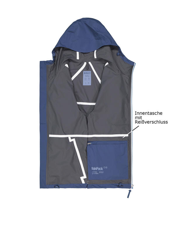 Aigle Jacke Rainpack 70 marais BH082 Image 2