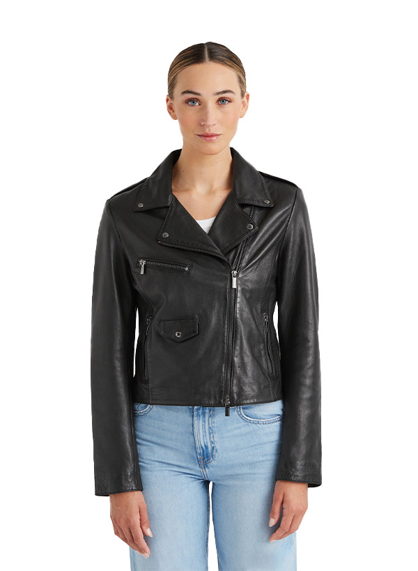 MILESTONE Damen Lederjacke Debra 531008/70955/99 Image 1