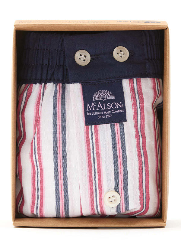 MC ALSON Boxershorts 5205/weiß-rot Image 1