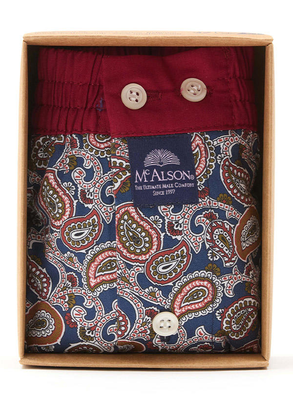 MC ALSON Boxershorts 5245/dunkelblau-braun Image 1