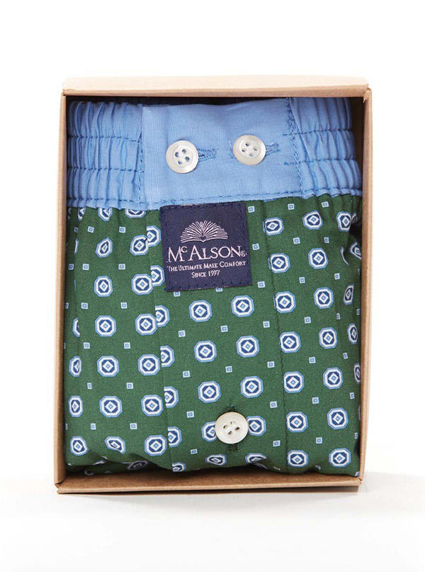 MC ALSON Boxershorts 4236/grün Image 1