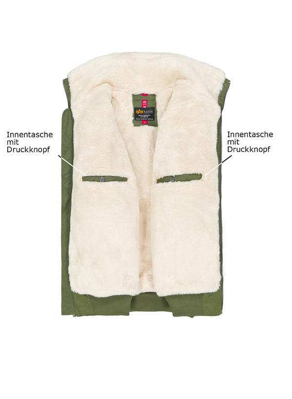 ALPHA INDUSTRIES Jacke B15-3 TT 198122/01 Image 2