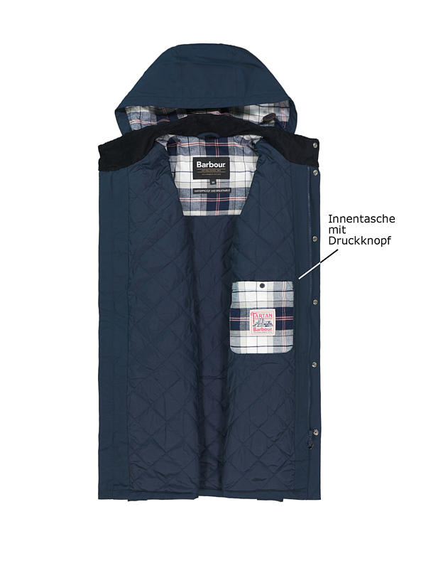 Barbour Jacke Chelsea Wproof navy MWB1007NY75 Image 2