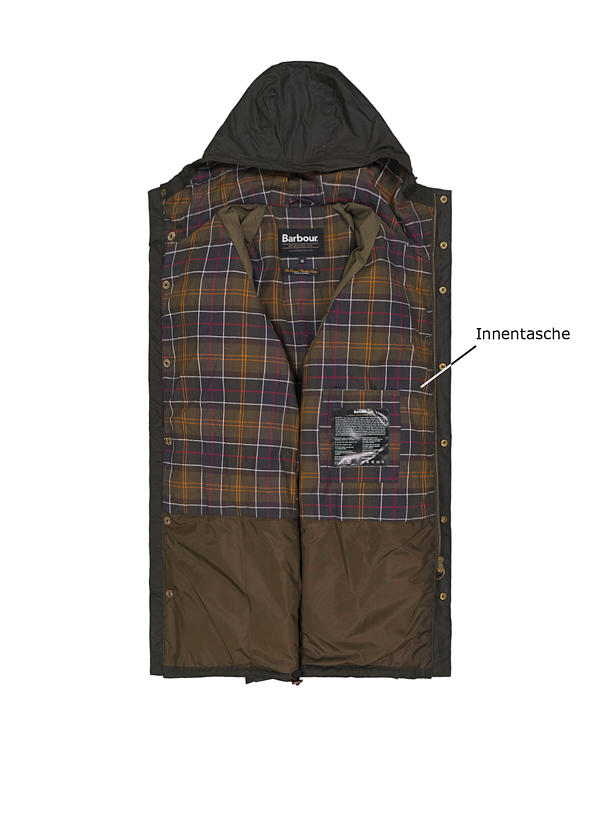 Barbour Jacke Bedale Parka olive MWX2494OL71 Image 2