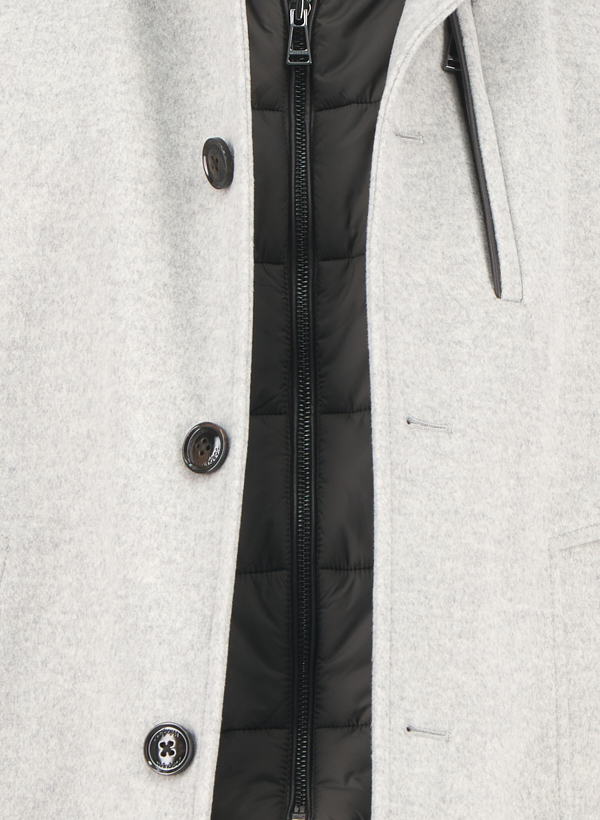 Thumbnail - Windsor Herren Mantel grau unifarben