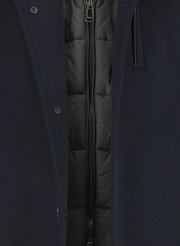 Thumbnail - Windsor Herren Mantel blau unifarben