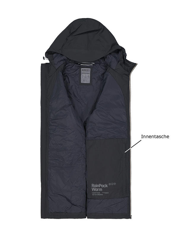 Aigle Jacke Rainpack Warm90 noir BM501 Image 2