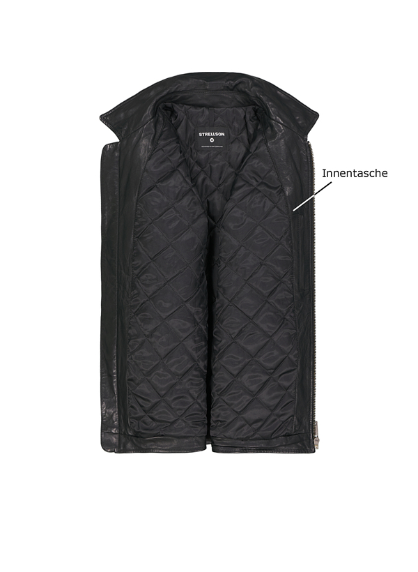Thumbnail - Strellson Herren Lederjacke schwarz