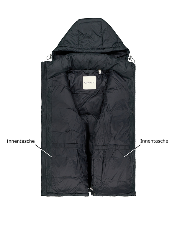 Thumbnail - Gant Herren Jacken schwarz unifarben