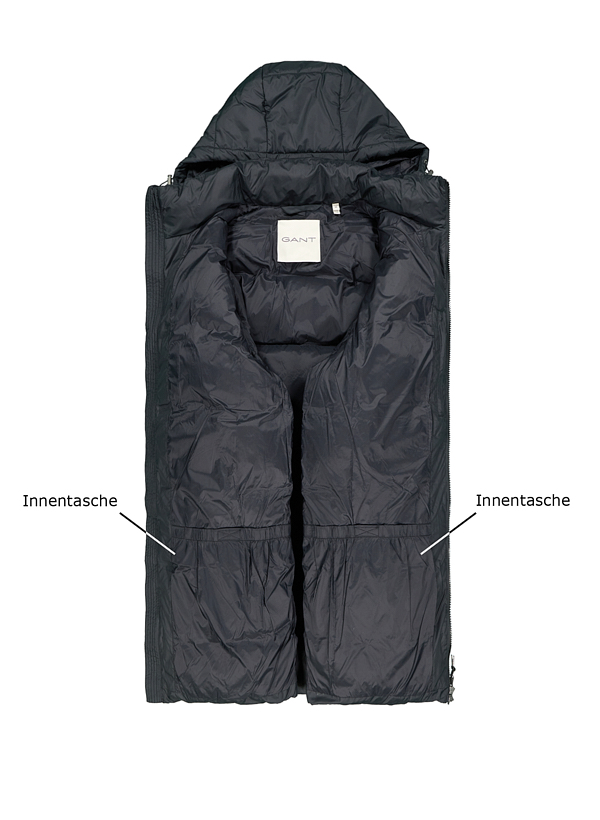 Thumbnail - Gant Herren Jacken schwarz unifarben