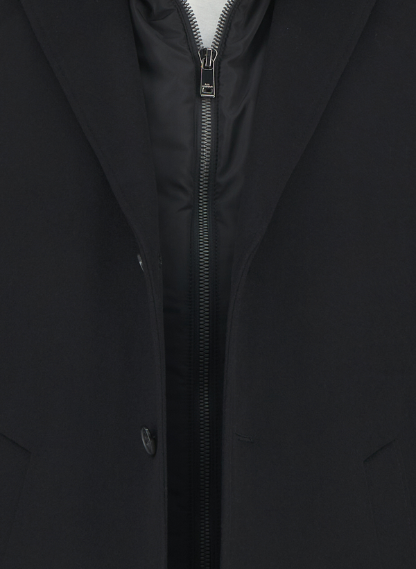 Thumbnail - ROY ROBSON Herren Mantel schwarz unifarben