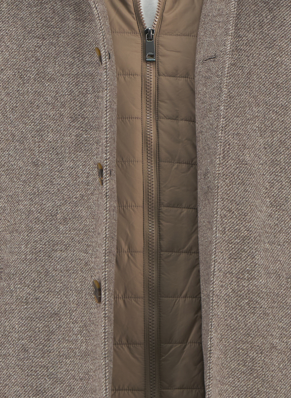 Thumbnail - ROY ROBSON Herren Mantel beige unifarben