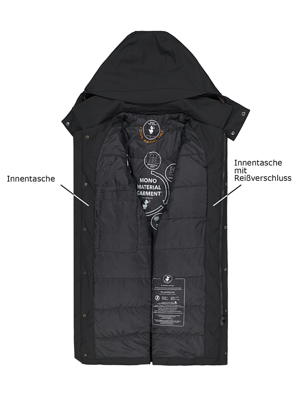 Thumbnail - SAVE THE DUCK Herren Mantel schwarz