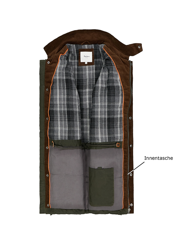 Thumbnail - Pepe Jeans Herren Jacke schwarz unifarben