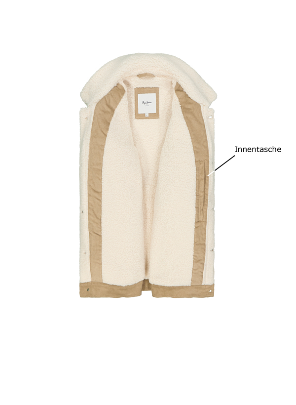 Thumbnail - Pepe Jeans Herren Jacke beige unifarben