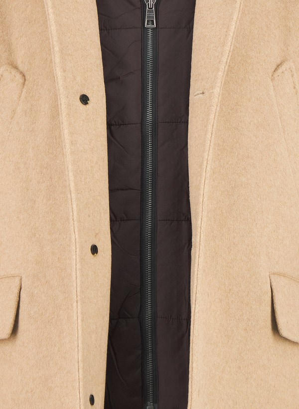 Thumbnail - Pierre Cardin Herren Mantel beige unifarben