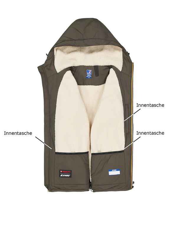 K-WAY Jacke Le Vrai 4.0 Claude Orsetto K21515W/XRG Image 2