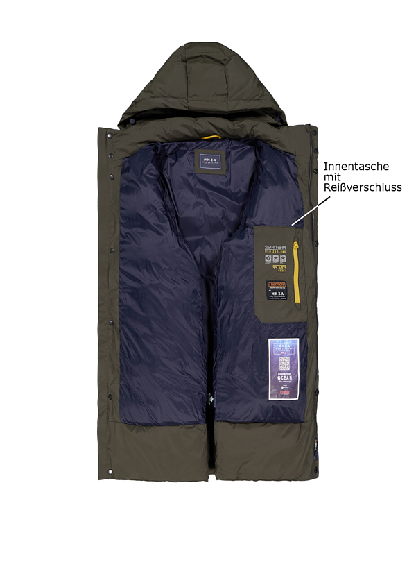 Thumbnail - N.Z.A. Herren Jacke grün unifarben