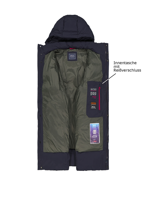 Thumbnail - N.Z.A. Herren Jacke blau unifarben