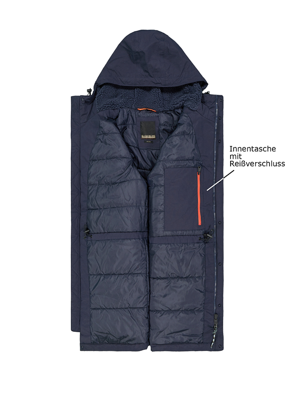 Thumbnail - NAPAPIJRI Herren Jacke blau unifarben