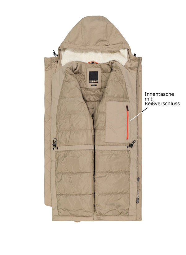 Thumbnail - NAPAPIJRI Herren Jacke grau unifarben
