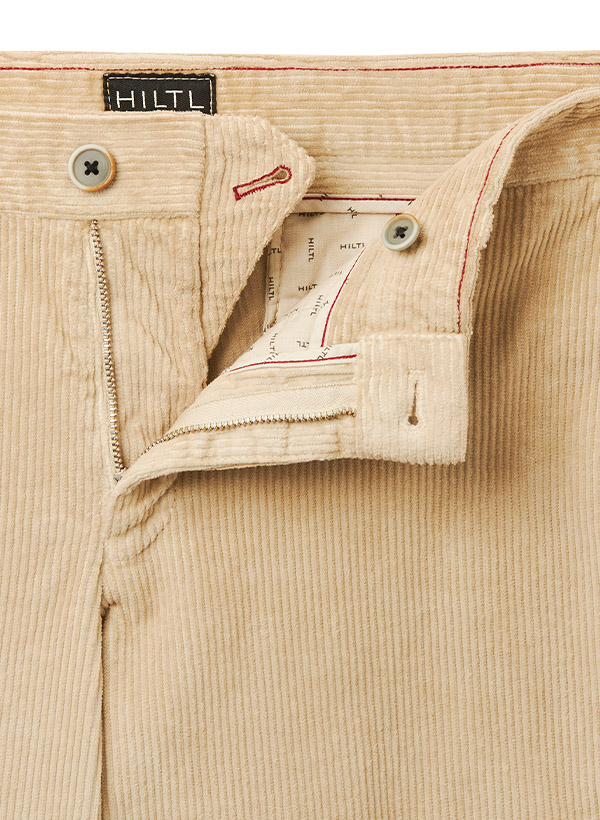 Thumbnail - HILTL Herren Hose beige Slim Fit