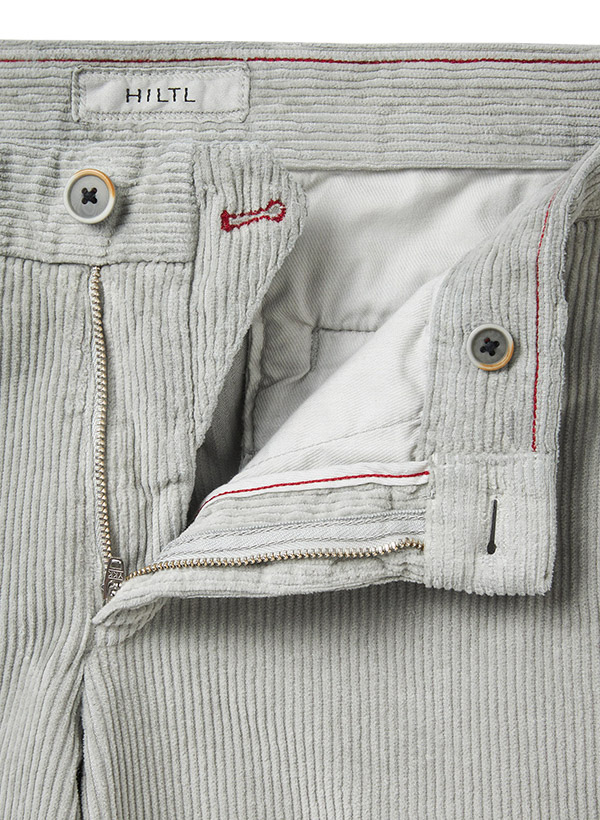 Thumbnail - HILTL Herren Hose grau Slim Fit