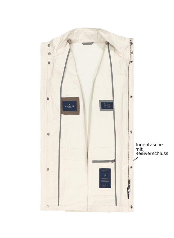 Thumbnail - HACKETT Herren Jacke beige unifarben