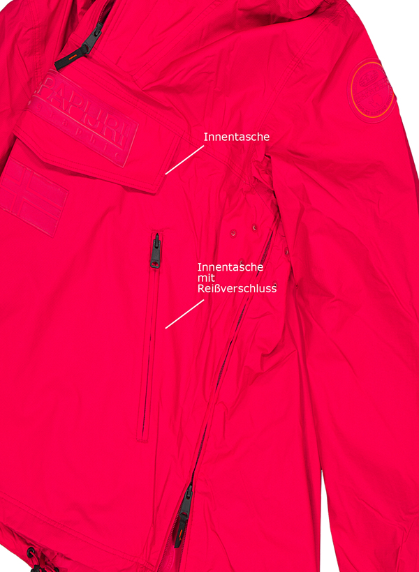 Thumbnail - NAPAPIJRI Herren Jacke rot unifarben