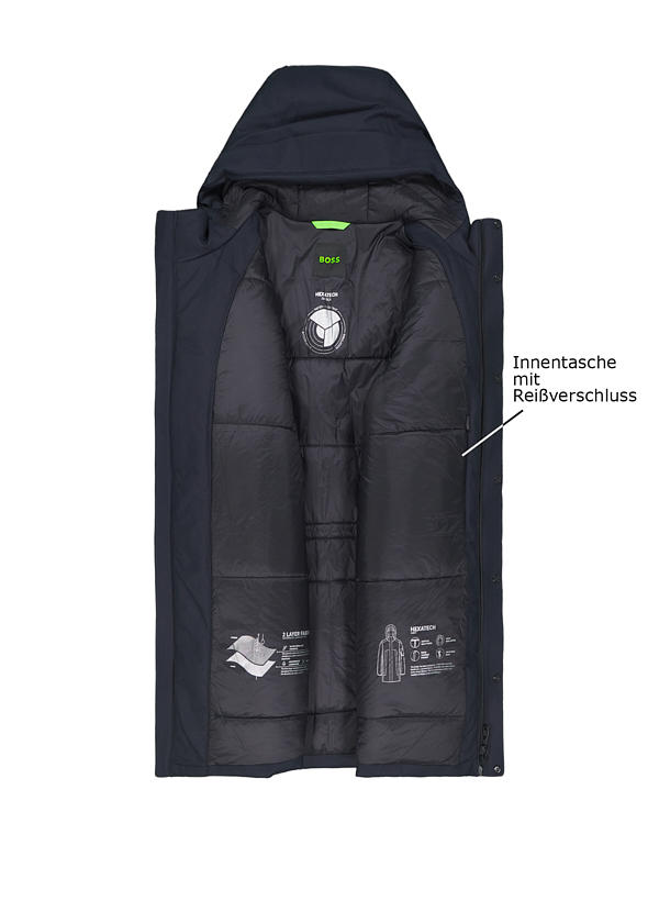 BOSS Green Parka Hexatech 50544563/402 Image 2