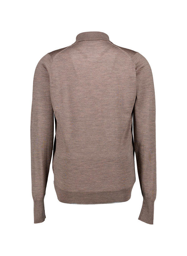 John Smedley Polo Pullover Dorset/mushroom Image 2