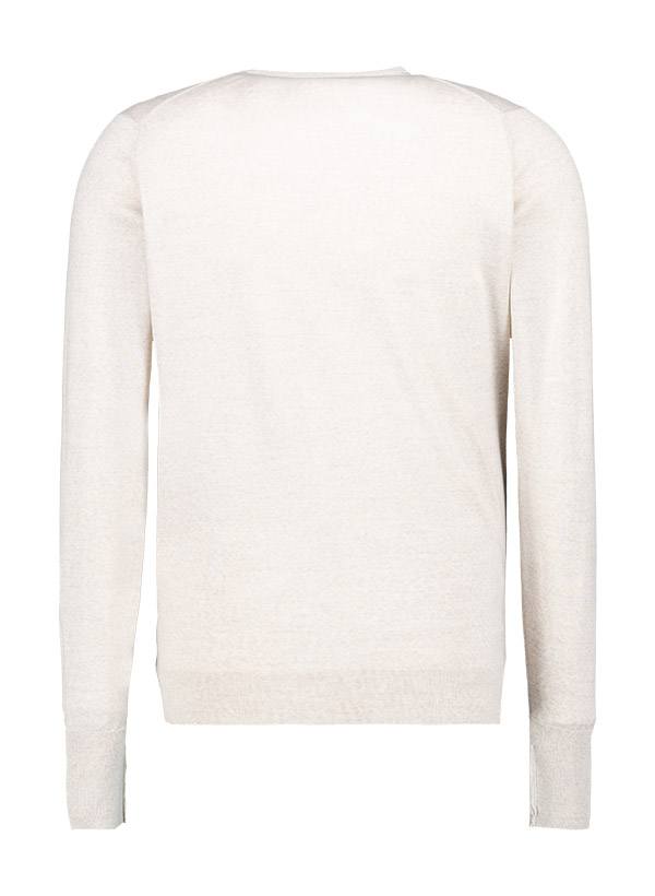 John Smedley V-Pullover Bobby/grey fleece Image 2