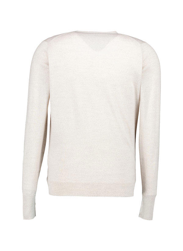John Smedley V-Pullover Bobby/grey fleece Image 2