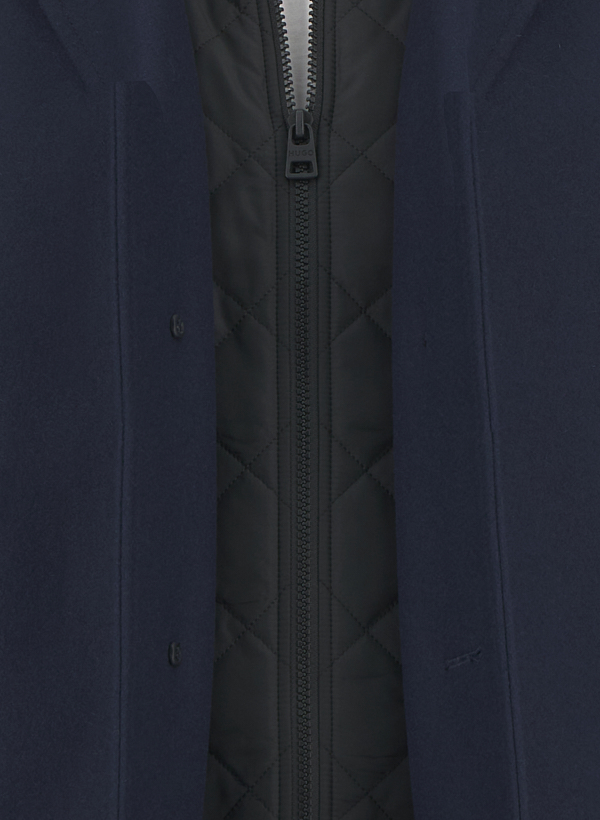 Thumbnail - HUGO Herren Mantel blau unifarben