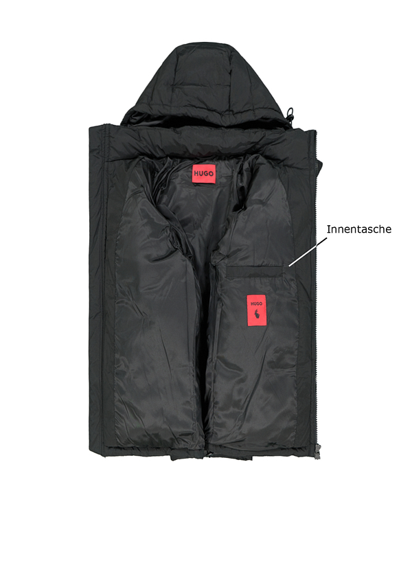 Thumbnail - HUGO Herren Jacken schwarz unifarben