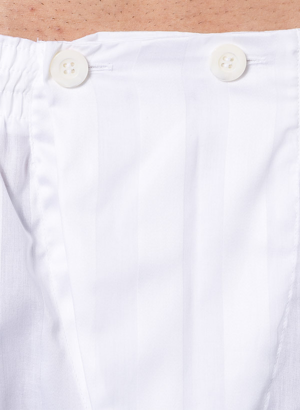 Thumbnail - Novila Herren Pyjama weiß Baumwolle & Mix Gestreift