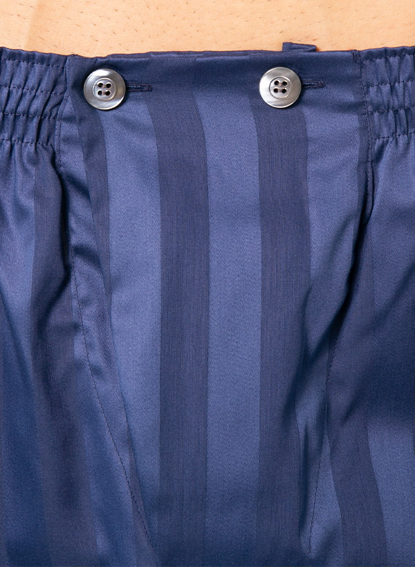 Thumbnail - Novila Herren Pyjama blau Baumwolle & Mix Gestreift,unifarben