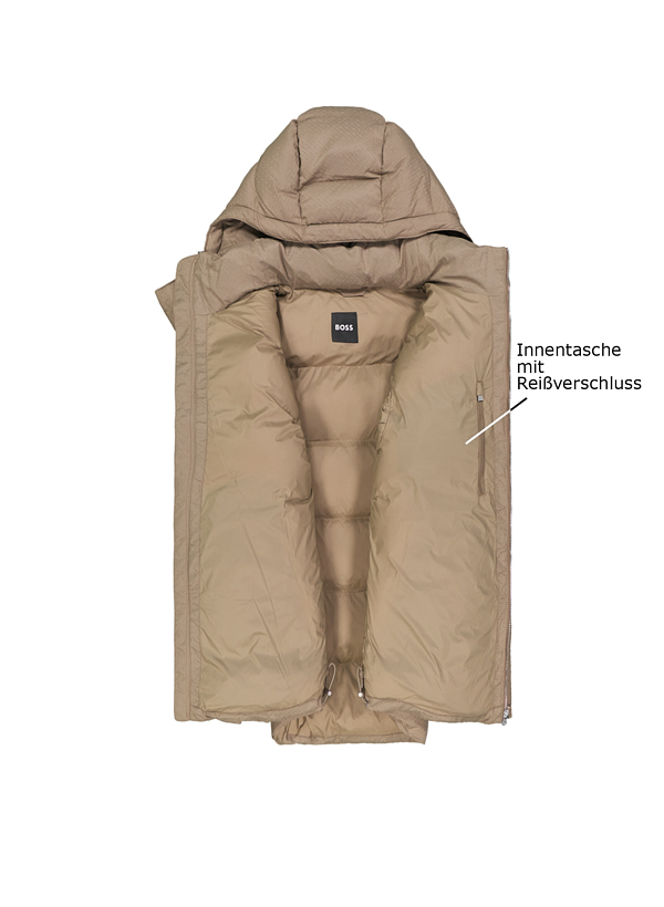 Thumbnail - BOSS Black Herren Jacken beige unifarben