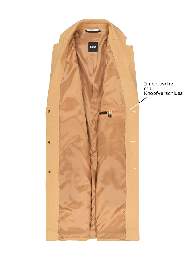 Thumbnail - BOSS Black Herren Mantel beige