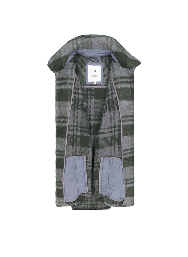 Thumbnail - MUSTANG Herren Overshirt grün kariert