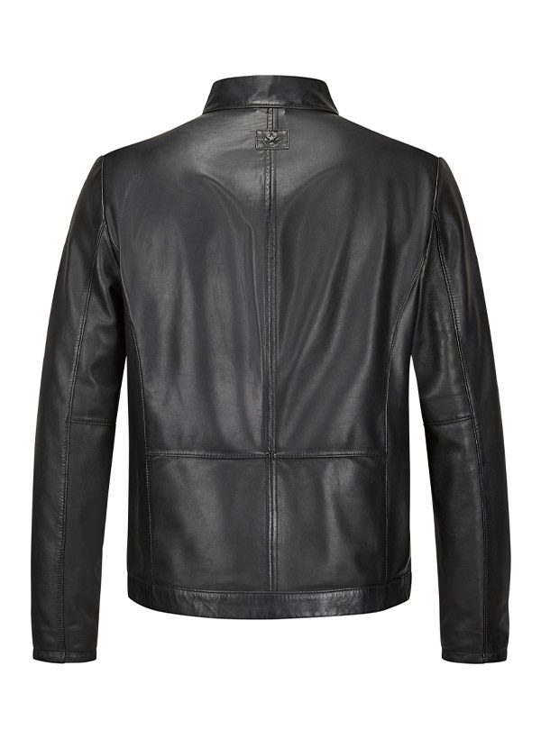 Thumbnail - MILESTONE Herren Lederjacke schwarz