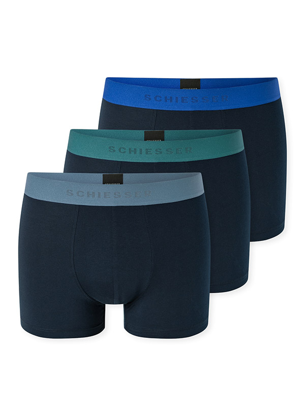 Thumbnail - Schiesser Herren Unterwäsche schwarz Baumwolle & Mix unifarben