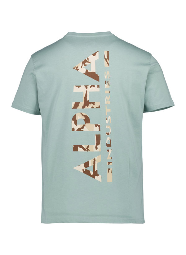 ALPHA INDUSTRIES T-Shirt Backprint 128507CP/30 Image 2