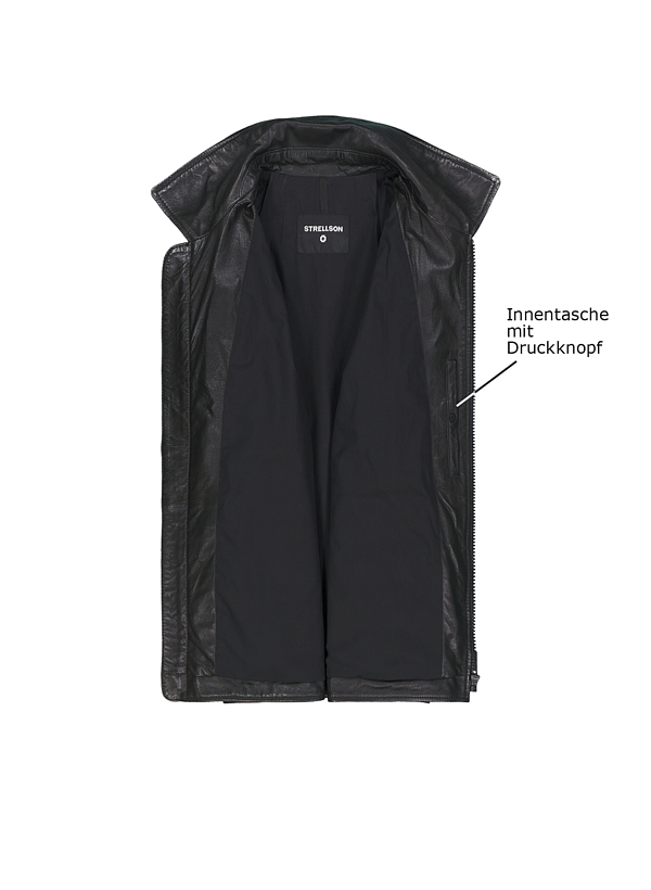 Thumbnail - Strellson Herren Lederjacke schwarz
