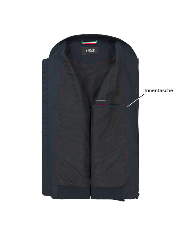 Thumbnail - CINQUE Herren Jacken blau unifarben