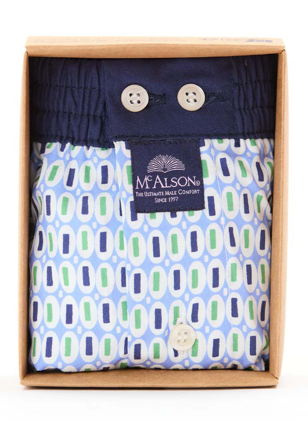 MC ALSON Boxershorts 5363/blau-grün Image 1