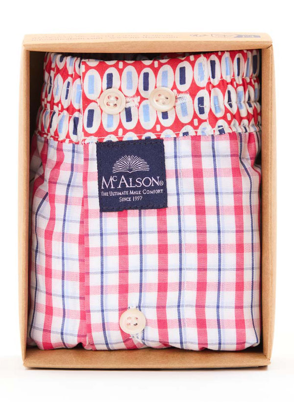 MC ALSON Boxershorts 5305/fuchsia-marine Image 1