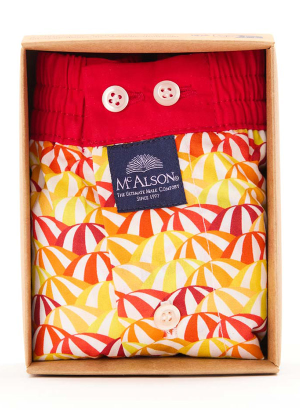 MC ALSON Boxershorts 5357/orange Image 1