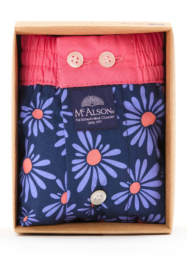 MC ALSON Boxershorts 5355/marineblau Image 1